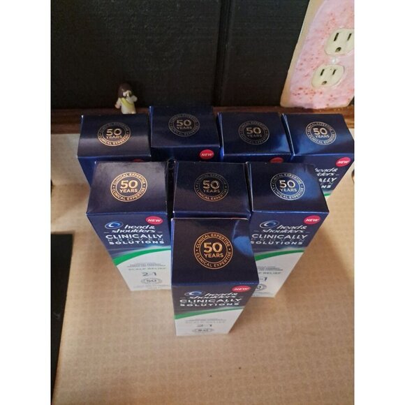 8x Head & Shoulders Scalp Relief Shampoo 7 Day Dandruff Protect -130 ml RARE - Picture 2 of 2